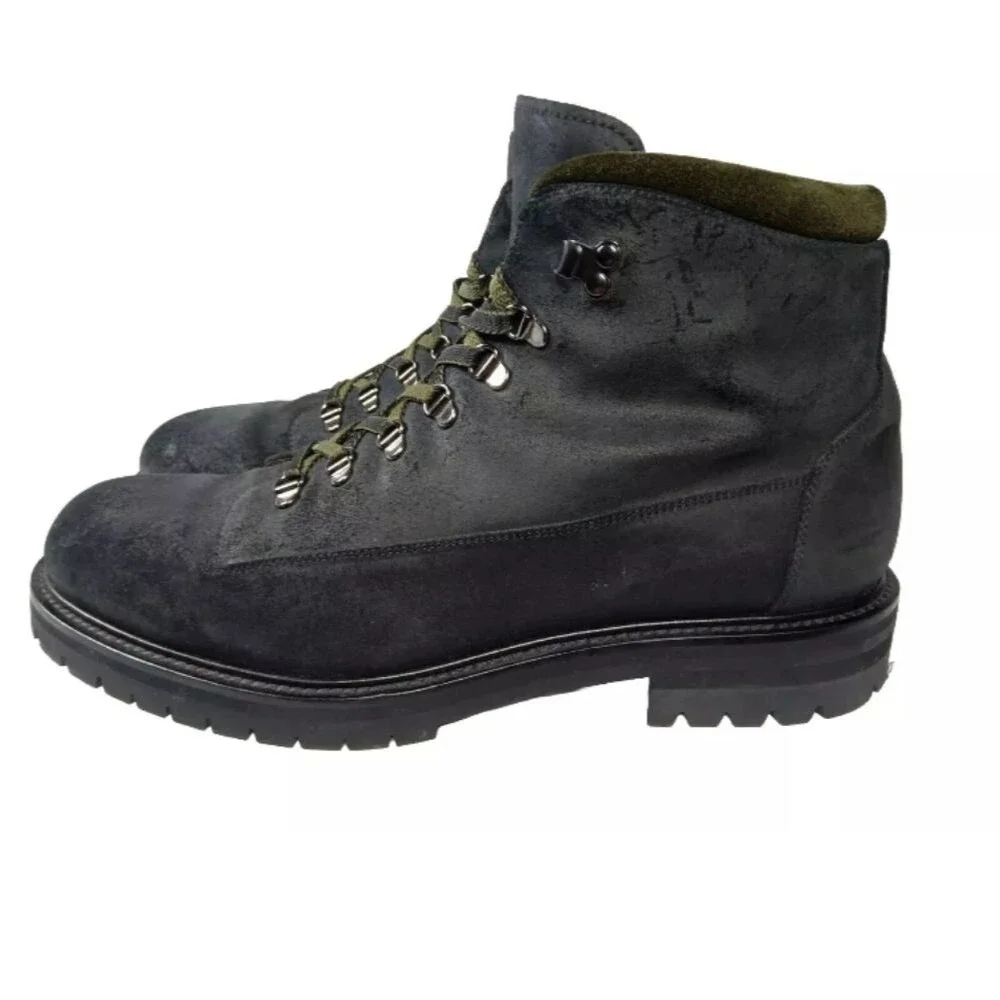 Mr PorterJacques Shearling-Lined Waxed-Suede Boots Men's Size 12 Mr. P.